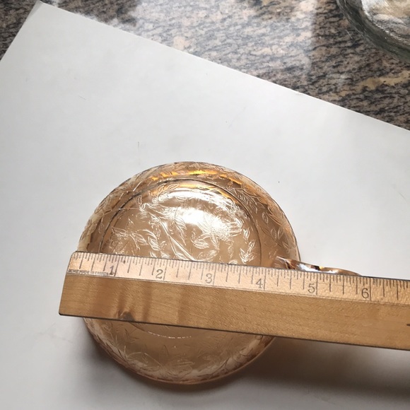 Vintage Jeanette Floragold depression glass bowl - Picture 5 of 6